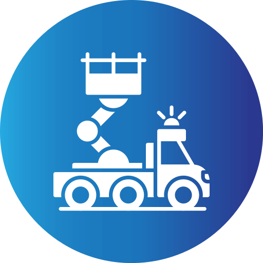 Automobile & Heavy Vehicle Industry Icon